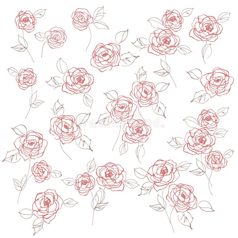 Abstract flower vector illustration materialÃ¯Â¼Å’I designed a flower abstractly vector illustration