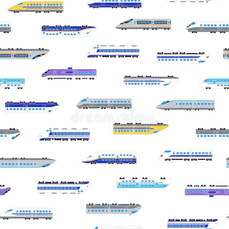 Pattern of the Shinkansen, stock illustration. Illustration of speed ...