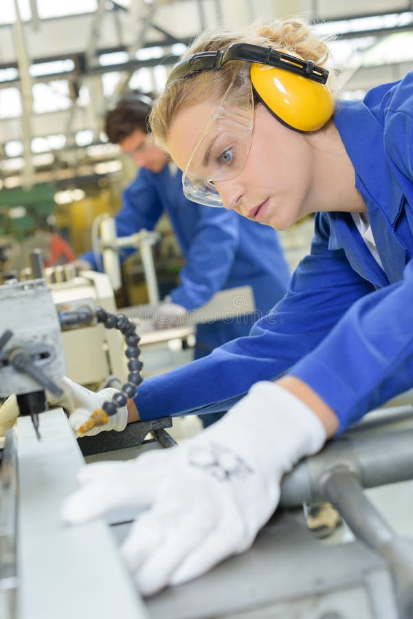 Young qualified people forced to work at the factory. Young qualified people forced to work at the factory