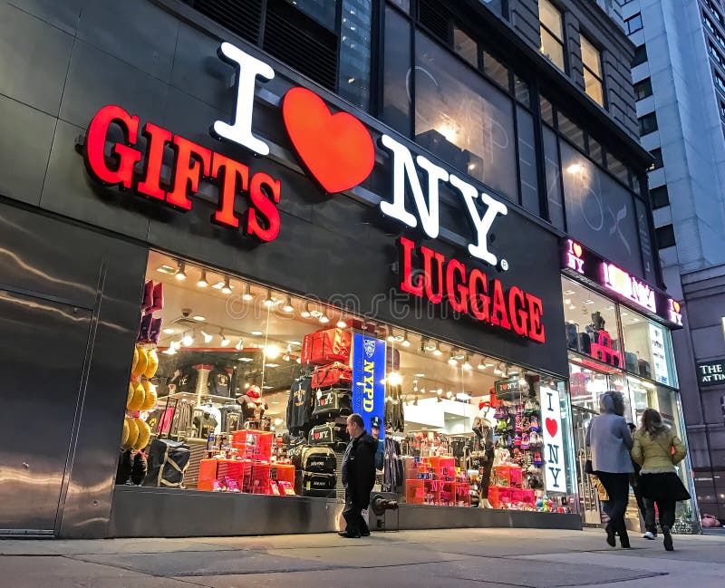 I LOVE NY, Gifts And Luggage Store Located Near Times Square In