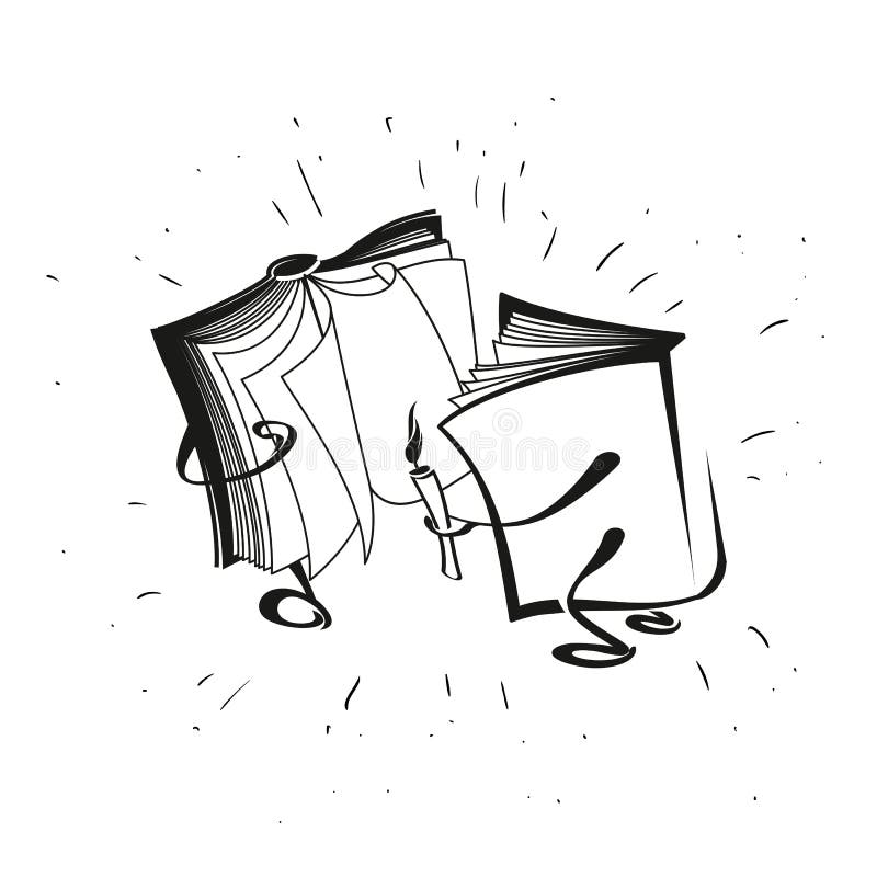 I lettori maschii e femminili alla moda giovani si sono vestiti in abito d'avanguardia che si siede sulla pila dei libri giganti royalty illustrazione gratis I lettori maschii e femminili alla moda giovani si sono vestiti in abito d'avanguardia che si siede sulla pila dei libri giganti royalty illustrazione gratis
