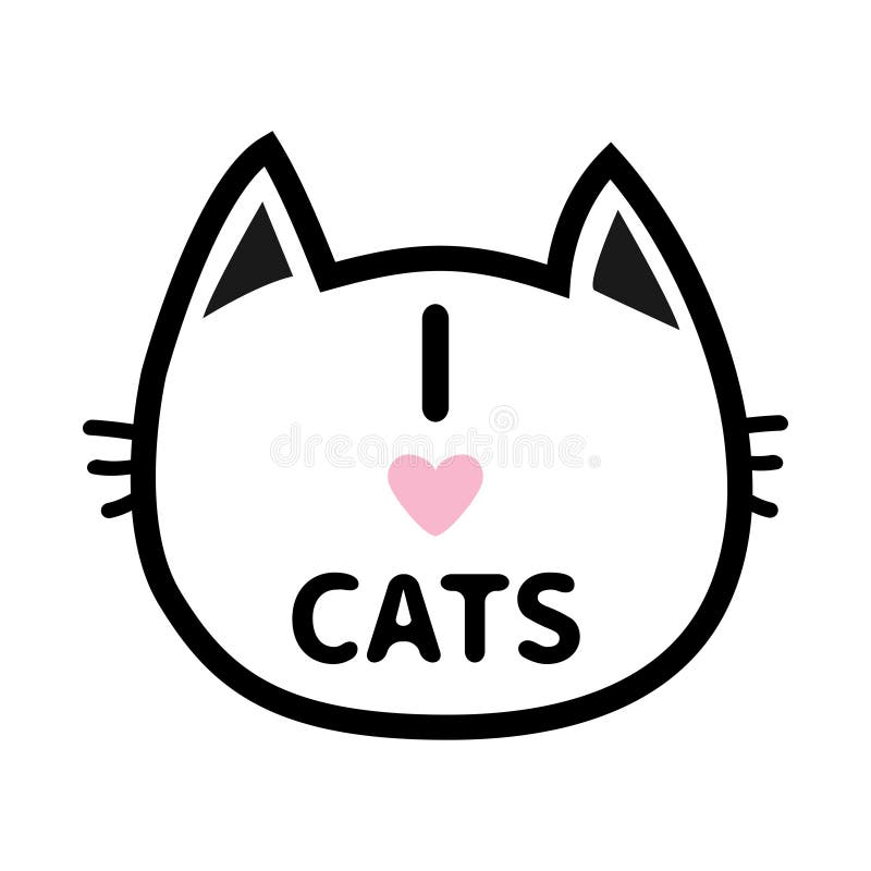 Love Cats Icon Illustration Stock Vector (Royalty Free) 1248975883