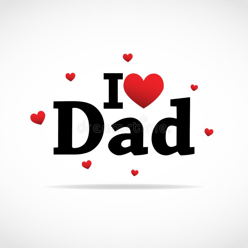 I love Dad icon. stock vector. Illustration of abstract - 21598366
