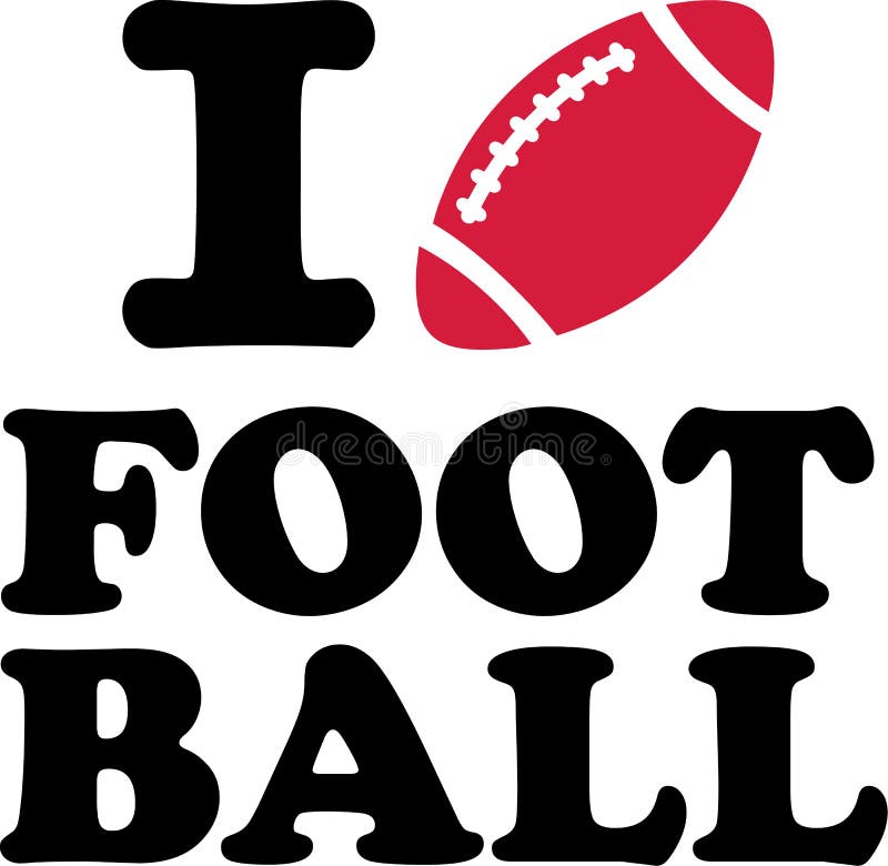 I love Football with ball