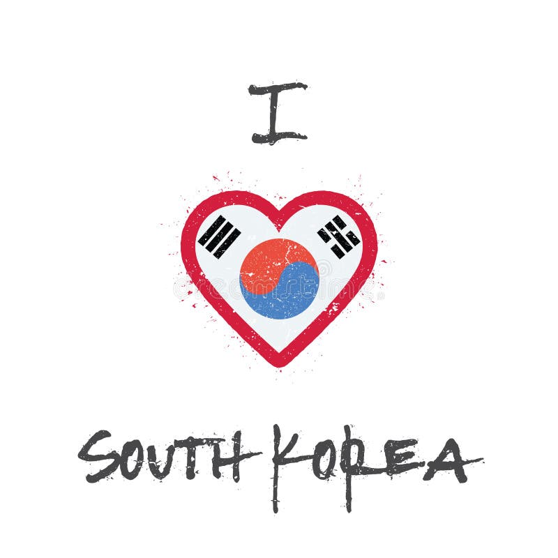 t shirt i love korea