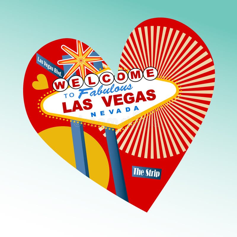 I love Las Vegas Icon stock vector. Illustration of play 25390775