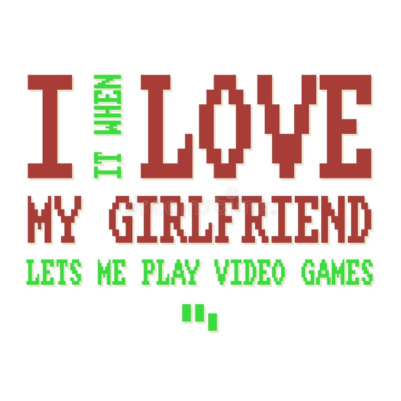 I Love It When My Girlfriend Let's Me Play Video Games Shirt - Ink