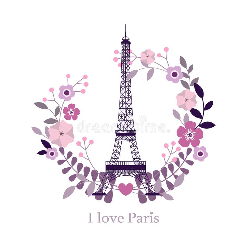 Paris Watercolor Illustration Stock Illustration - Illustration of ...