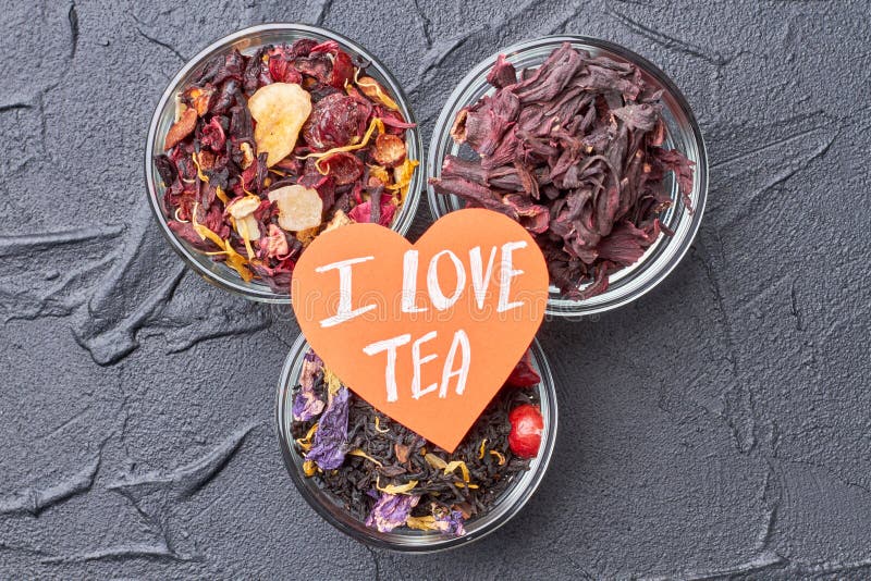 I love tea concept. stock image. Image of herb, background 146759813