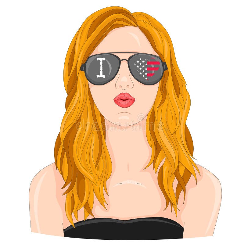 I love USA. Vector Illustration. stock illustration I love USA. Vector Illustration. stock illustration