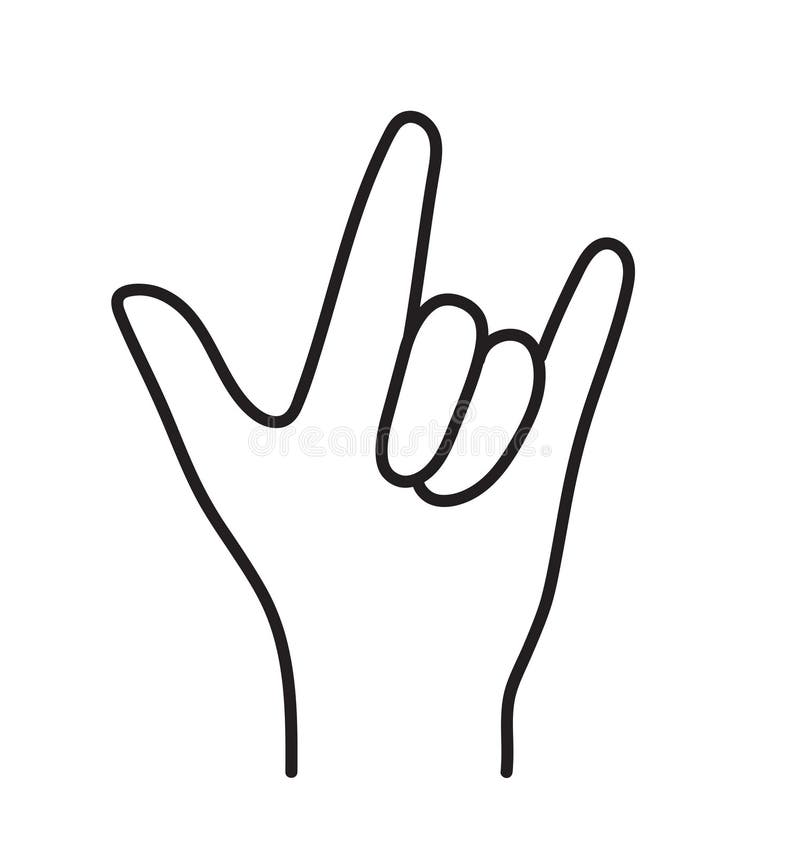 sign language i love you symbol