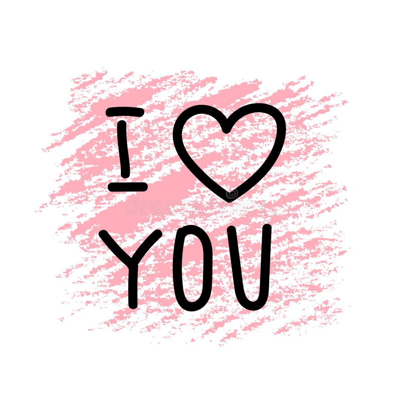 I Love You Form Heart Stock Illustrations – 345 I Love You Form