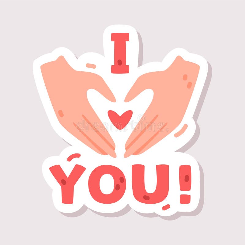 I love you stickers Vectors & Illustrations for Free Download