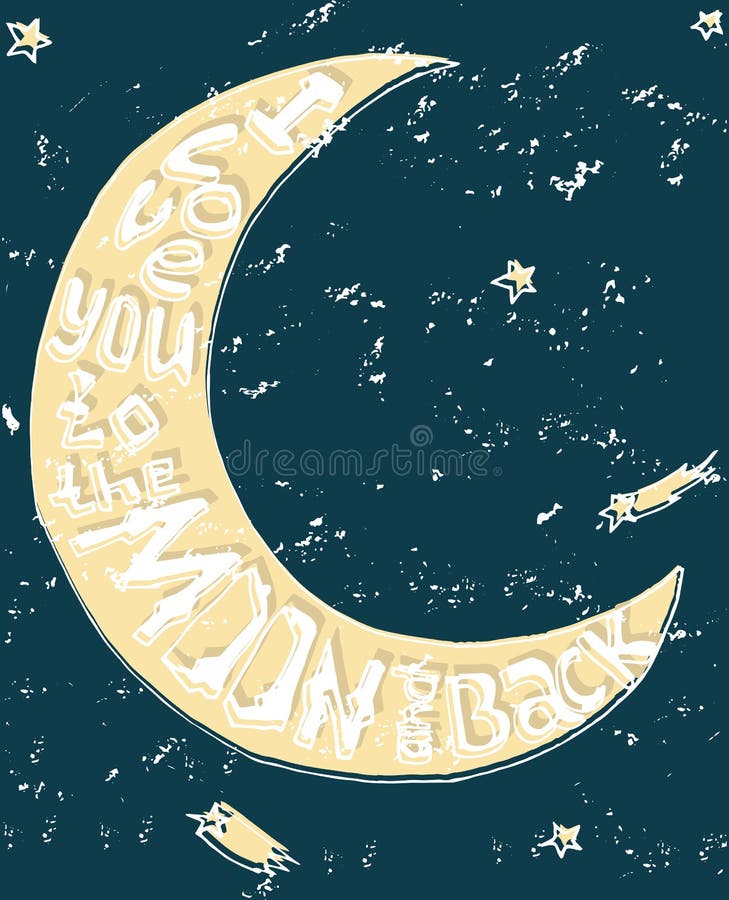 I Love You To Moon Back Stock Illustrations 634 I Love You To Moon Back Stock Illustrations Vectors Clipart Dreamstime
