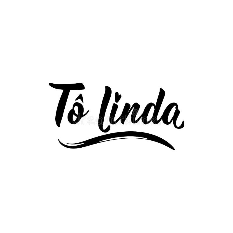 It`s Your Day in Portuguese. Ink Illustration with Hand-drawn Lettering. E  O Seu Dia Ilustração Stock - Ilustração de projeto, etiqueta: 148759864