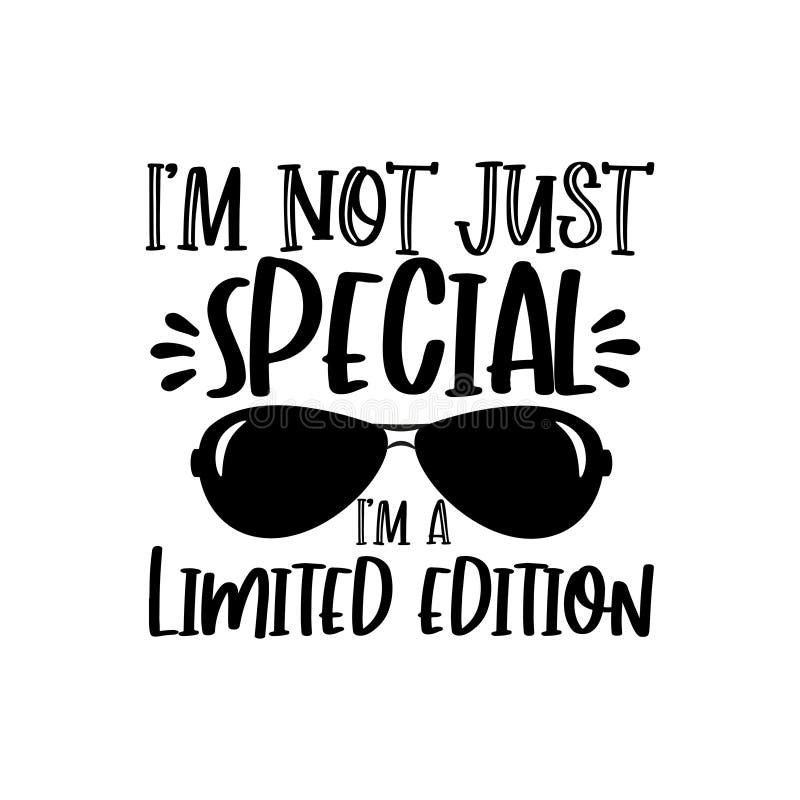 Limited edition lettering Royalty Free Vector Image