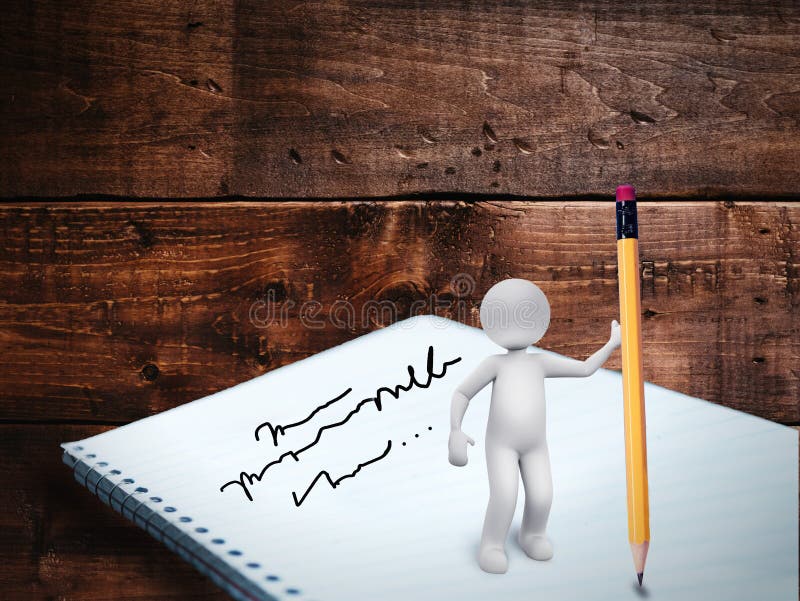 Drawing a message stock image. Image of finances, writings - 133030821