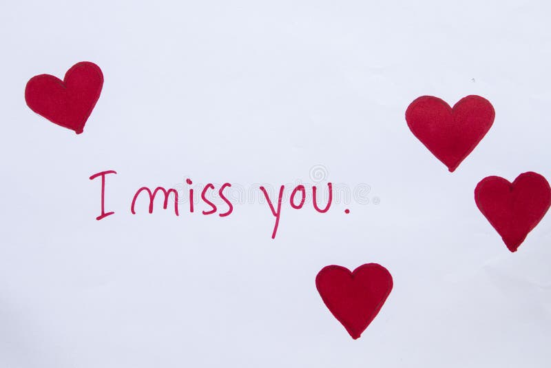 340 I Miss You Heart Stock Photos - Free & Royalty-Free Stock Photos From  Dreamstime