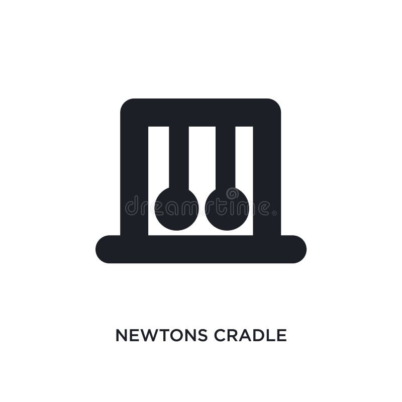 i Newton cullano l'icona isolata illustrazione semplice dell'elemento dalle icone di concetto del museo i Newton cullano il simbo illustrazione vettoriale i Newton cullano l'icona isolata illustrazione semplice dell'elemento dalle icone di concetto del museo i Newton cullano il simbo illustrazione vettoriale
