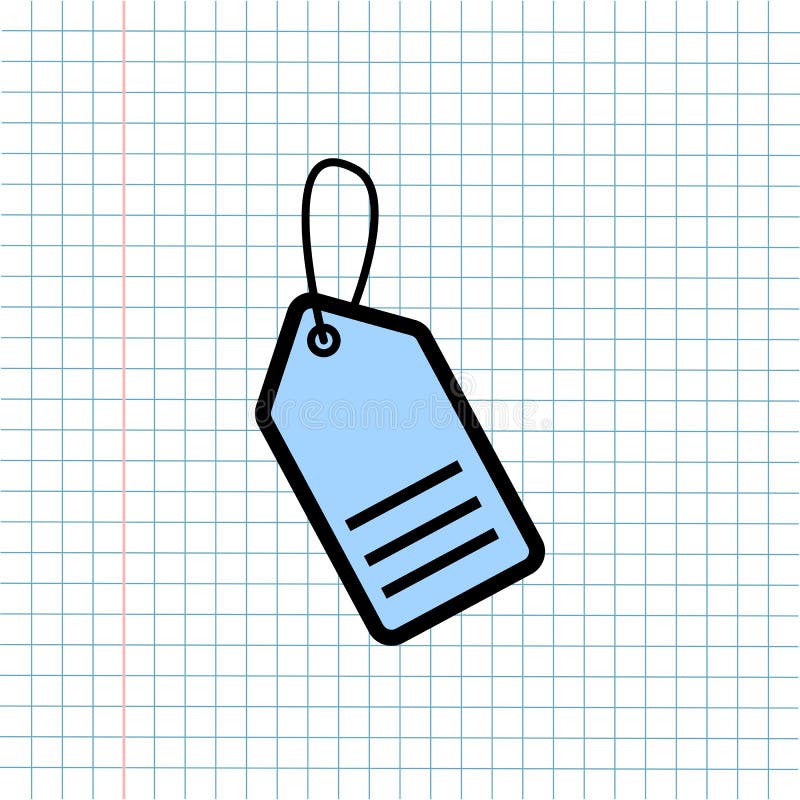 I prodotti etichettano l'icona di simbolo dei prezzi sul fondo di carta della nota, l'icona di media per la comunicazione della t illustrazione di stock I prodotti etichettano l'icona di simbolo dei prezzi sul fondo di carta della nota, l'icona di media per la comunicazione della t illustrazione di stock