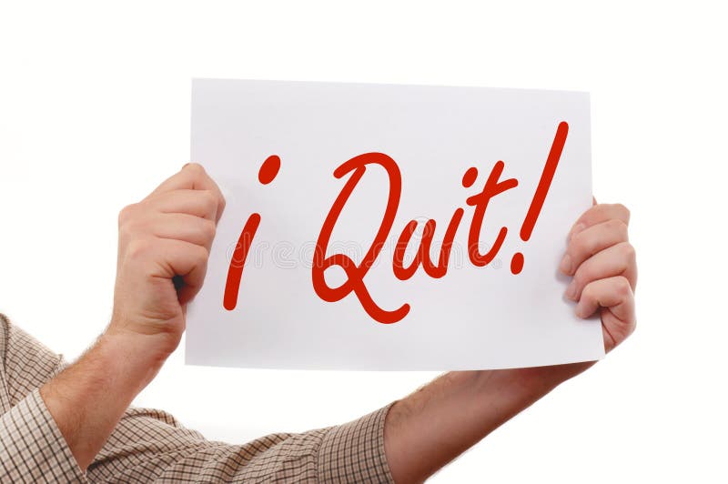 Download I Quit stock image. Image of notes, written, quitting - 19408455