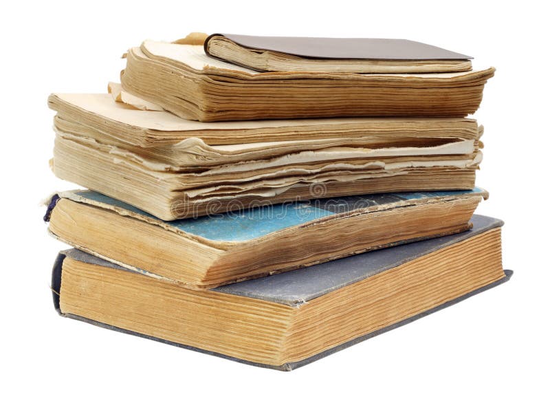 I vecchi libri miseri immagine stock I vecchi libri miseri immagine stock