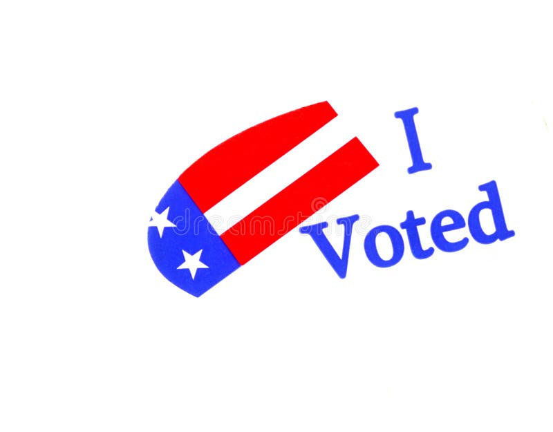 I Voted royalty free illustration