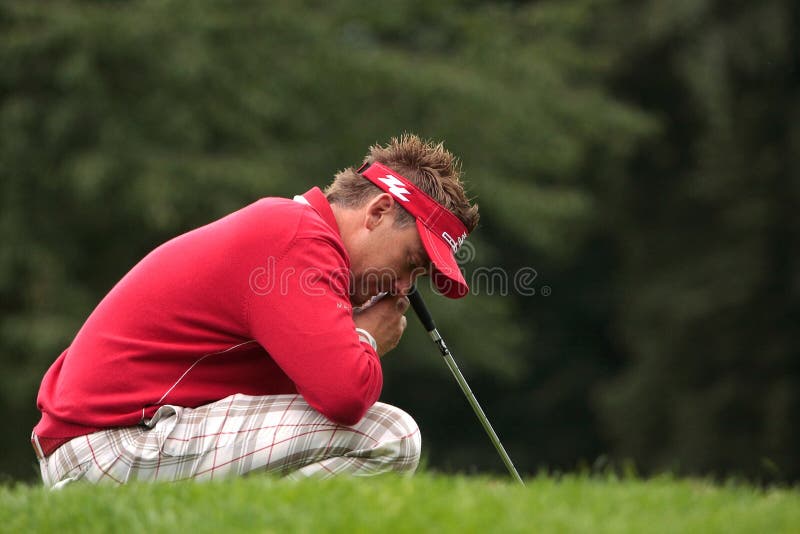 Ian Poulter pauses for thought. Ian Poulter , pauses for thought on his way to victory at the 2011 Schüco Open, which was held in Hubbelrath Germany . www stock images Ian Poulter pauses for thought. Ian Poulter , pauses for thought on his way to victory at the 2011 Schüco Open, which was held in Hubbelrath Germany . www stock images