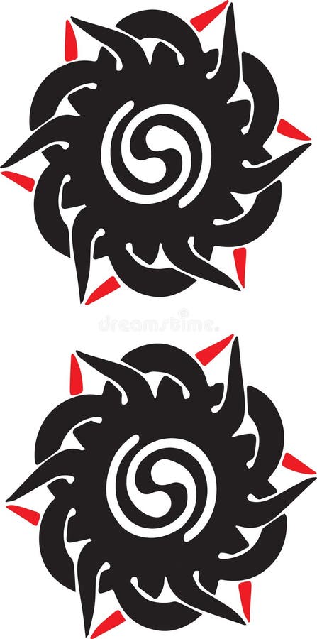 Iban Tribal Tattoo Borneo stock vector. Illustration of element - 43357233