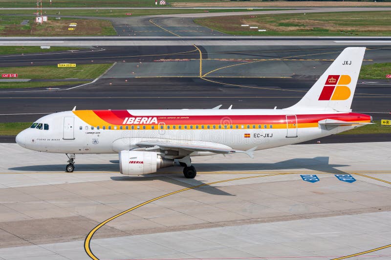 Iberia Airbus A319100 στοκ φωτογραφία με δικαίωμα ελεύθερης χρήσης