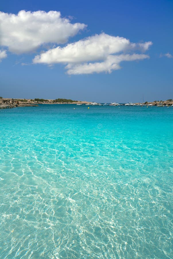 Ibiza Port Des Torrent Near San Antonio Beach Stock Image - Image of ...