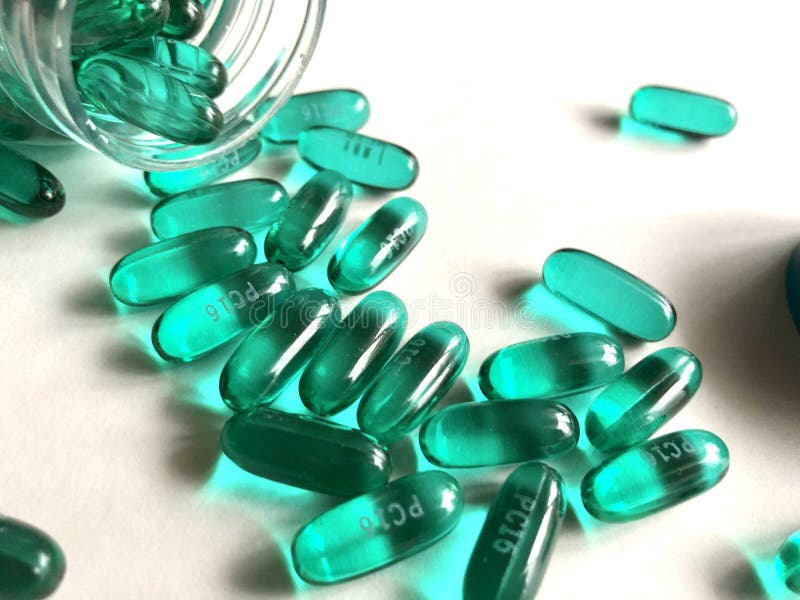 Ibuprofen capsules editorial stock photo. Image of nonprescription