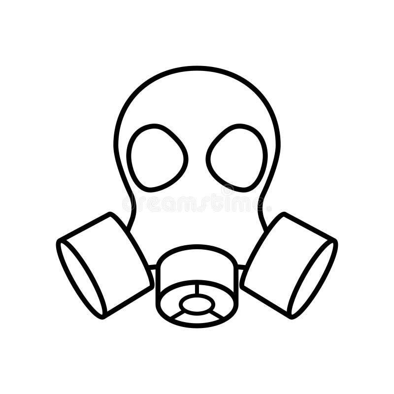 icône de masque à gaz chimique, style simple 14933397 Art vectoriel chez  Vecteezy
