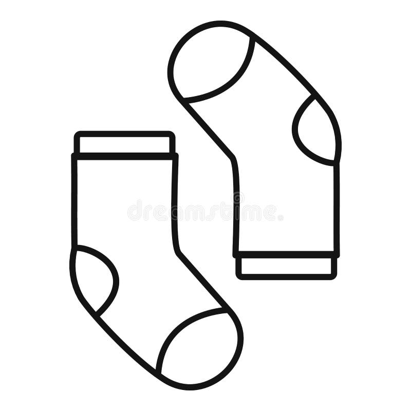 Chaussette Vecteur Ou Illustration De Couleur Pour Bebe Illustration De Vecteur Illustration Du Petit Vecteur