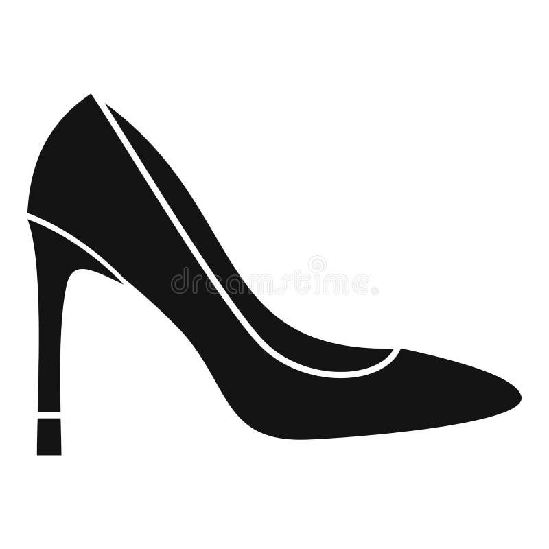 Icône De Chaussure De Talon Haut, Style Simple Illustration Stock -  Illustration du objet, italie: 124310159