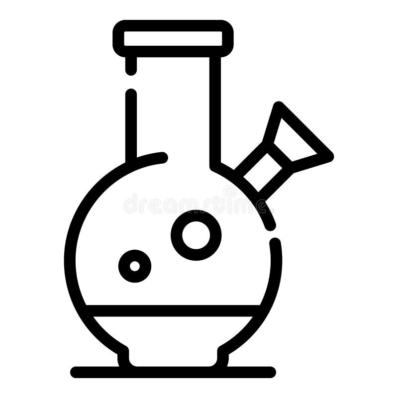 Icone De Flacon De Drogue De Dependance Style D Ensemble Illustration De Vecteur Illustration Du Mortel Laboratoire