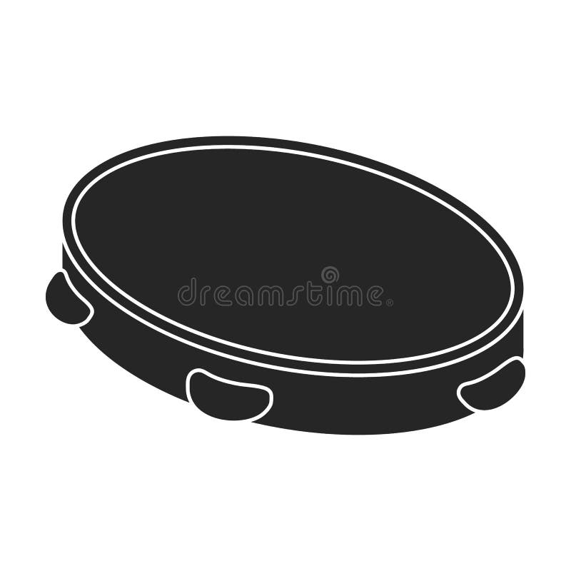 Tambourin Instruments De Musique Stock Illustration Vectorielle