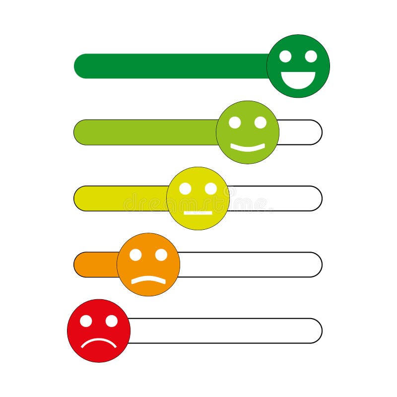 Icones D Emoji Emoticones Pour Le Taux De Niveau De Satisfaction Cinq Smiley De Categorie Pour L Usage Dans Les Enquetes Icones Illustration De Vecteur Illustration Du Usage Categorie 131795828