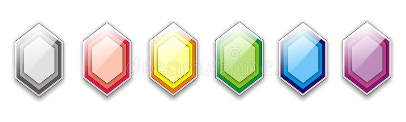 Icône d'hexagone illustration libre de droits Icône d'hexagone illustration libre de droits