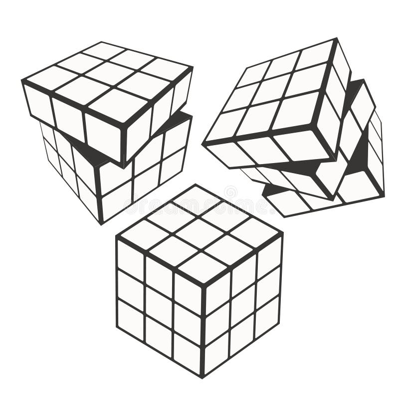 Cube Stock Illustrations, Vecteurs, & Clipart – (366,087 Stock