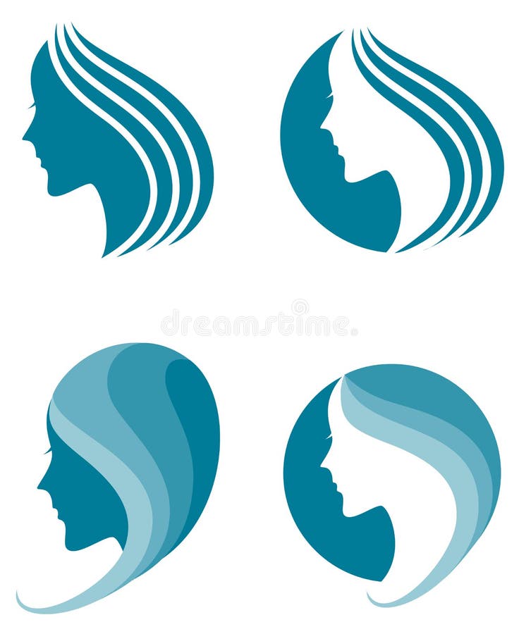 Icône de mode. symbole de beauté femelle illustration de vecteur Icône de mode. symbole de beauté femelle illustration de vecteur