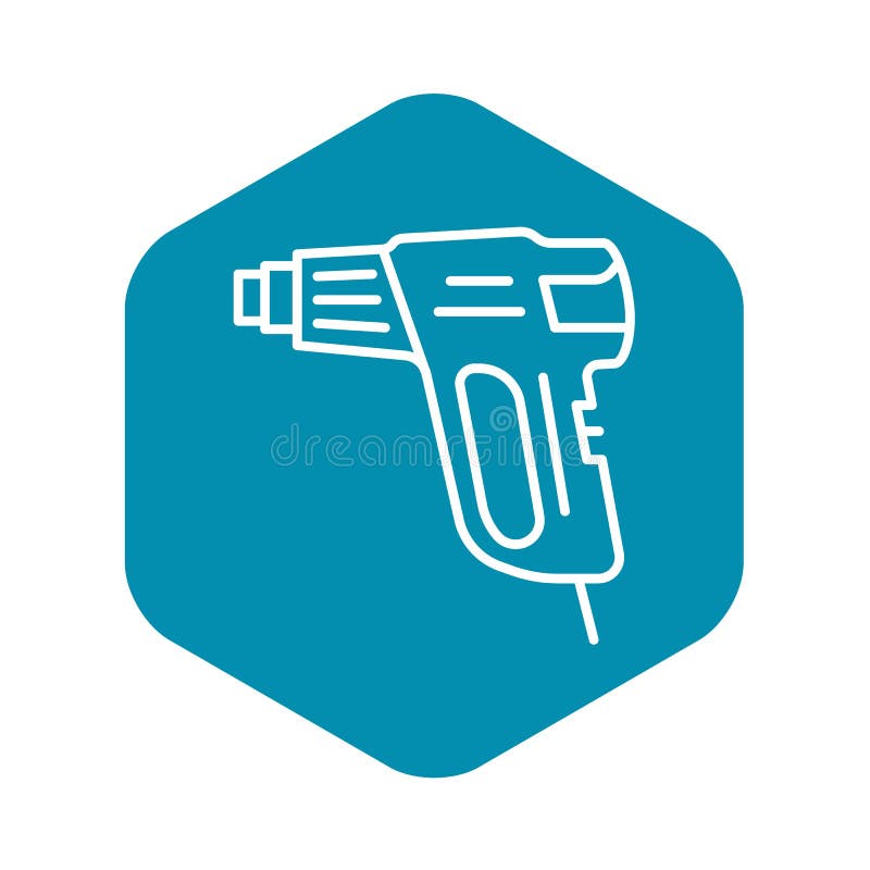 Ic?ne de pistolet de soudeuse, style d'ensemble illustration libre de droits Ic?ne de pistolet de soudeuse, style d'ensemble illustration libre de droits