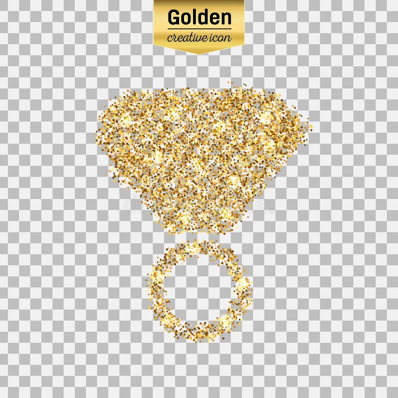 Icône de scintillement d'or illustration de vecteur Icône de scintillement d'or illustration de vecteur