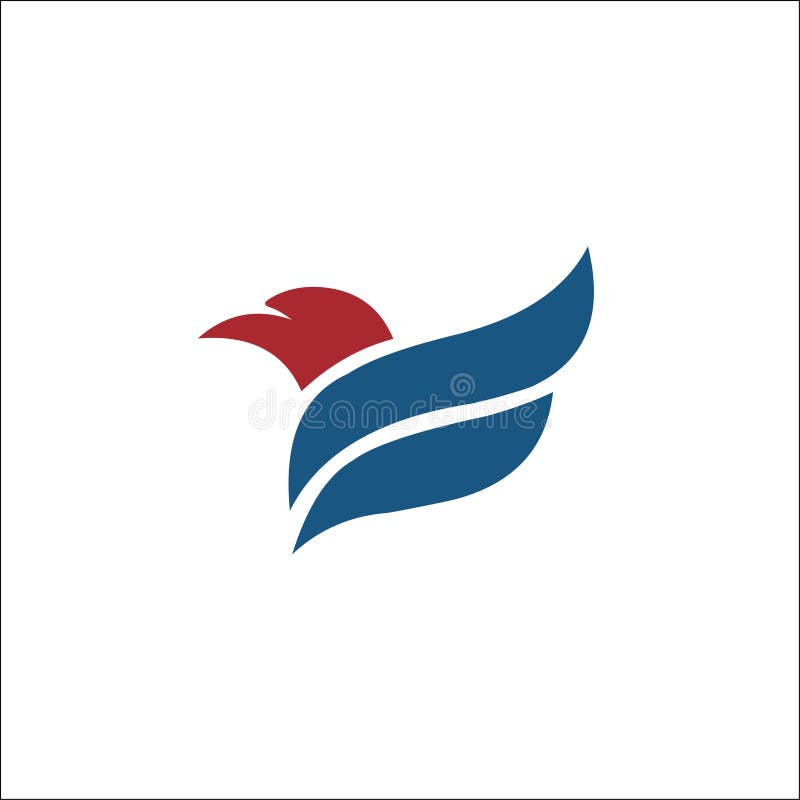 Ic?ne de vecteur d'Eagle Bird Logo Template de faucon illustration libre de droits Ic?ne de vecteur d'Eagle Bird Logo Template de faucon illustration libre de droits