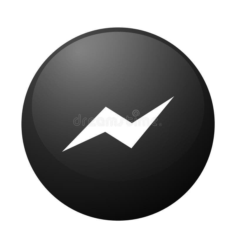 Messenger Facebook Logo Icon Social Media Icon In Green Vector Element For Web Internet On White Background Image Stock Editorial Illustration Du Internet Vecteur