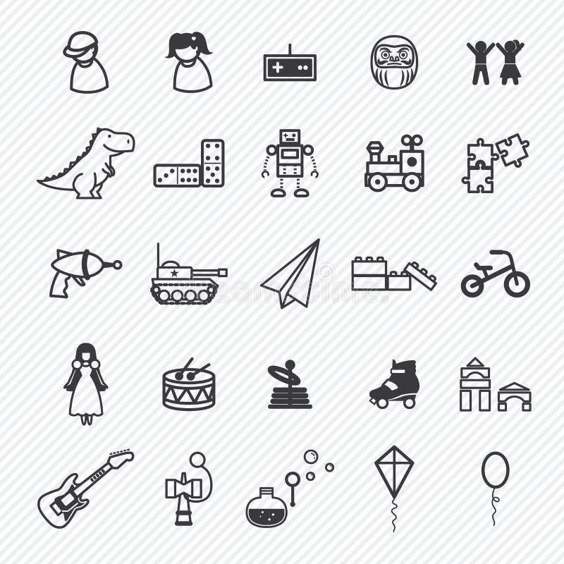 Toy icons set.illustration eps10. Toy icons set.illustration eps10