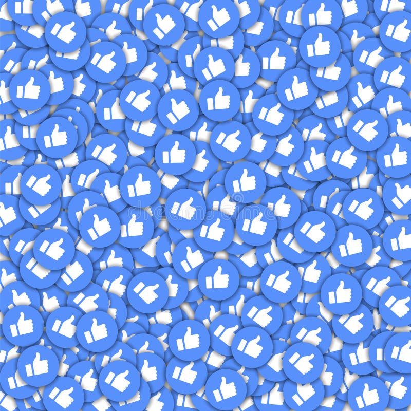 Icônes sociales de media à l'arrière-plan abstrait de forme illustration de vecteur