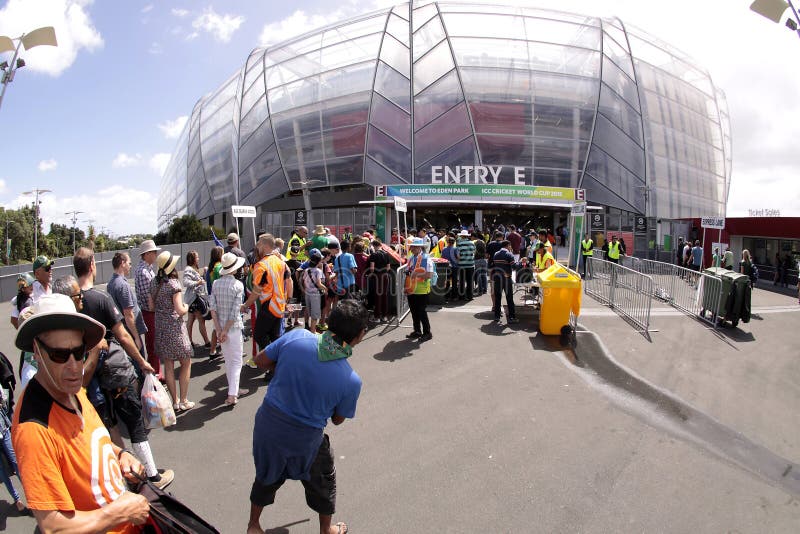 ICC Cricket World Cup 2015 Fans Eden Park Stadium Editorial Image