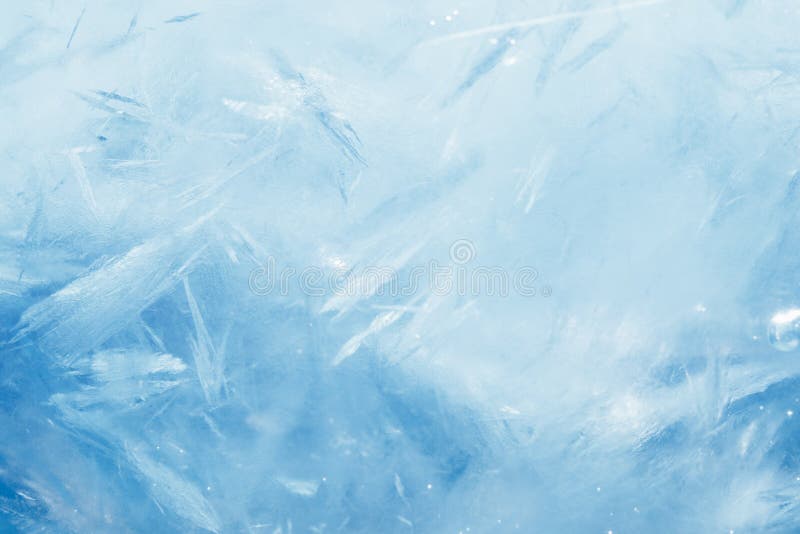 Ice-achtergrond, blauwe, bevroren textuur