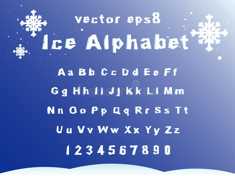 Ice alphabet